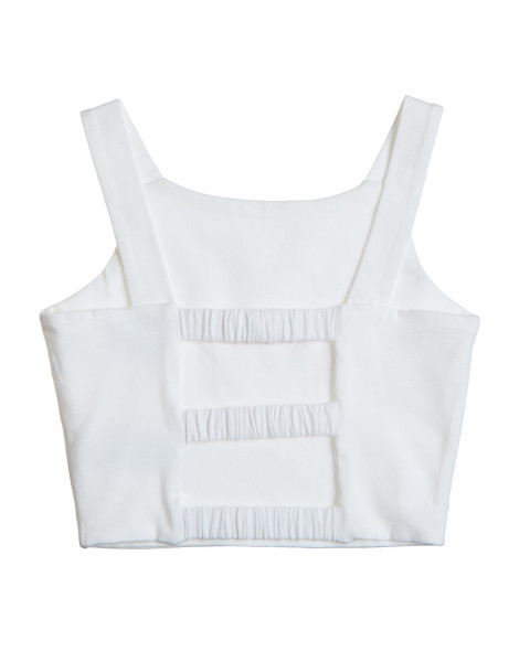 Σετ crop top με τούλινη φούστα (18 μηνών-5 ετών)