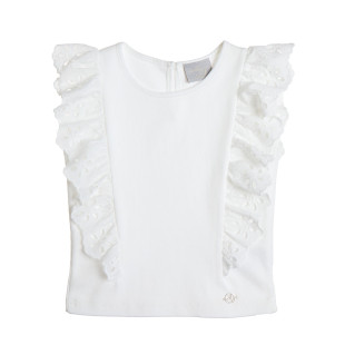 Top with cutwork embroidery (18 months-5 years)