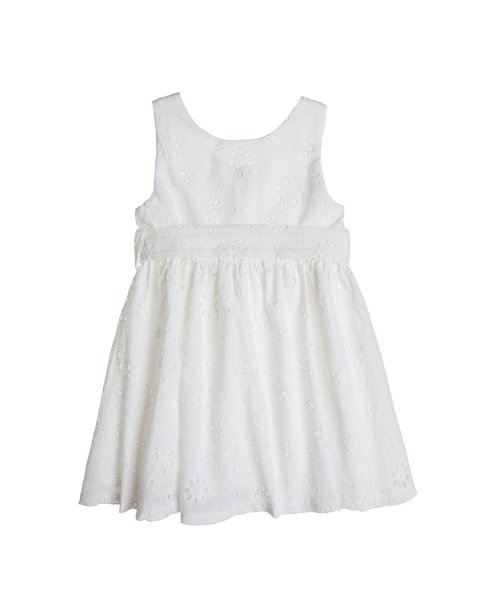 Dress with cutwork embroidery (12 months-5 years)
