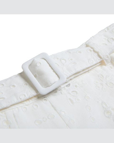 Pants with cutwork embroidery (6-14 years)