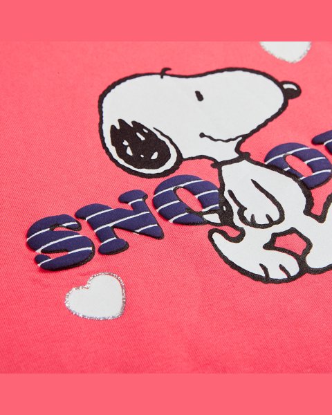 Μπλούζα Snoopy με ανάγλυφα γράμματα (12 μηνών-10 ετών)