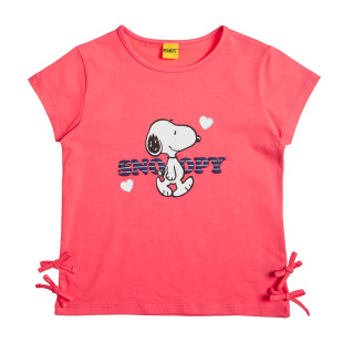 Μπλούζα Snoopy με ανάγλυφα γράμματα (12 μηνών-10 ετών)