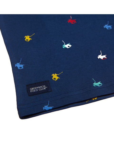 T-Shirt Greenwich Polo Club with pattern (18 months-14 years)