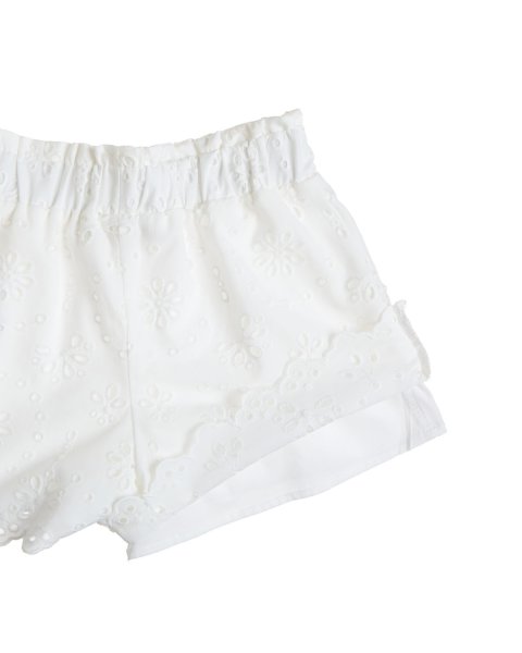 Set with cutwork embroidery and headband (18 months-5 years)