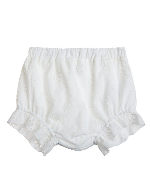 Set top, shorts and headband with cutwork embroidery (6-18 months)