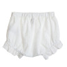 Set top, shorts and headband with cutwork embroidery (6-18 months)