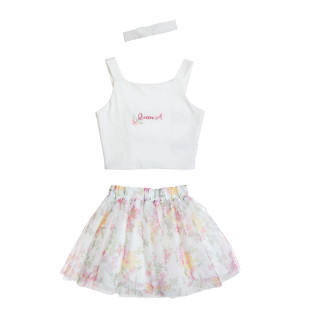 Set crop top with tulle skirt (18 months-5 years)