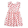 Dress with strawberry pattern (12 months-5 years)