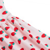 Dress with strawberry pattern (12 months-5 years)