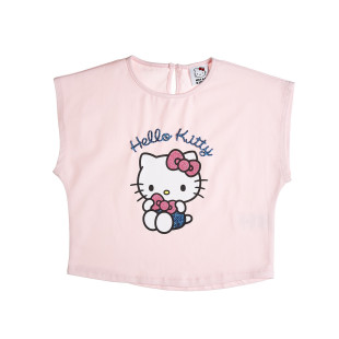 Top Hello Kitty with glitter and embossed elements (12 months-5 years)