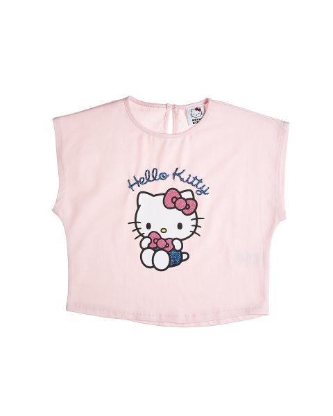 Top Hello Kitty with glitter and embossed elements (12 months-5 years)