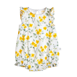 Babygrow Tender Comforts with floral pattern (1-12 months)