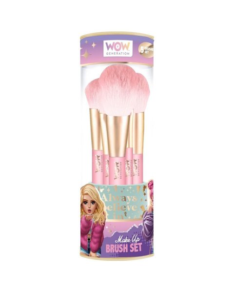 Set 5 Makeup brushes Wow Generation (6+ years)