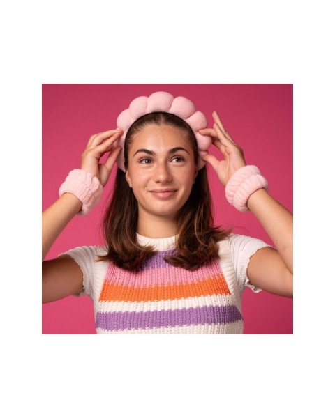 Spa Accessories - Hair Ties and Towelling Hand Bands Beauty Routine