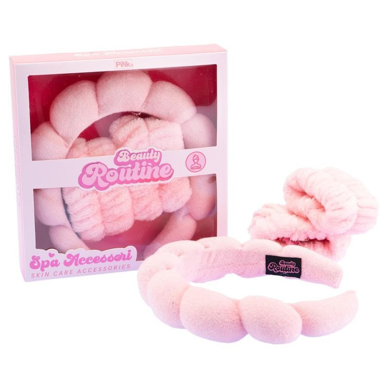 Spa Accessories - Hair Ties and Towelling Hand Bands Beauty Routine