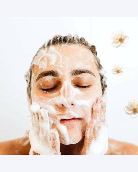 Flower foam facial cleansing Beauty Routine (6+ years)