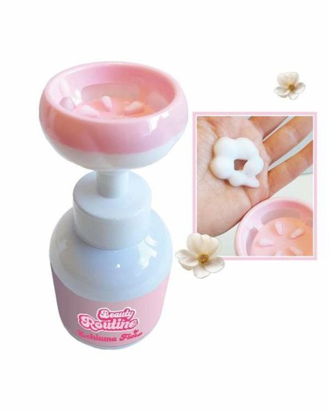 Flower foam facial cleansing Beauty Routine (6+ years)