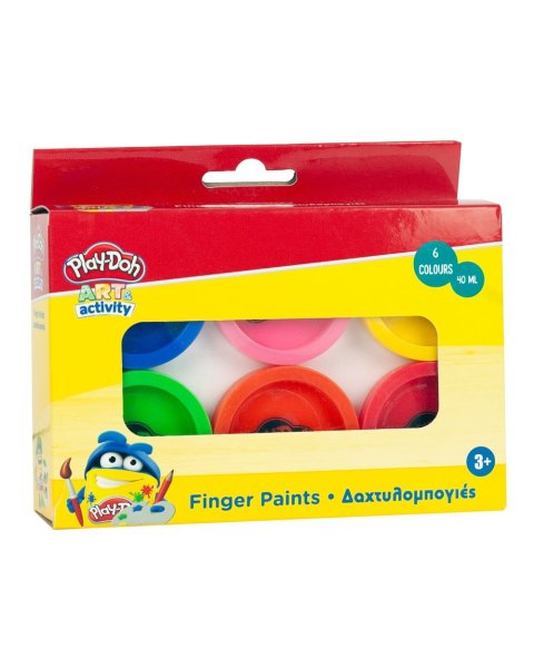 Σετ δαχτυλομπογιές 6 βαζάκια Play-Doh (3+ ετών)