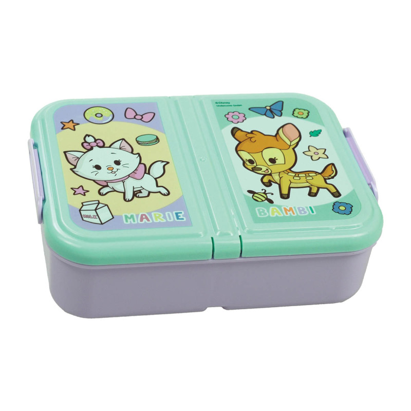 Δοχείο φαγητού με χωρίσματα Disney Animals 900ml
