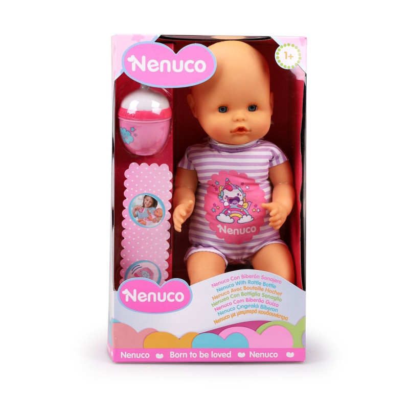 Nenuco baby doll with bottle rattle 35cm (12+ months)
