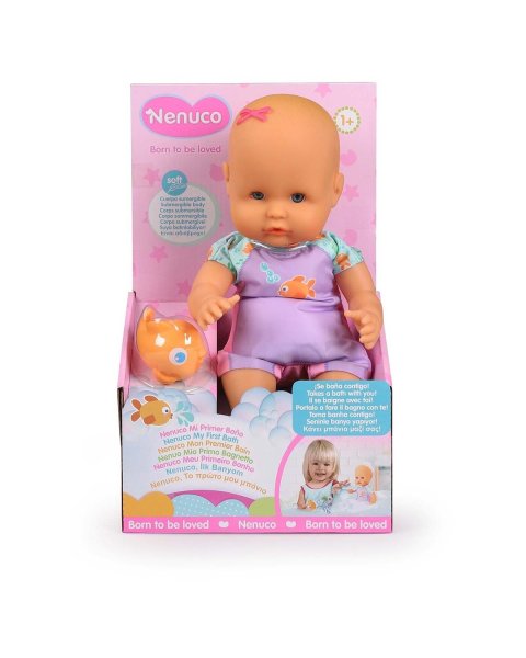 Κούκλα μωρό Nenuco Soft Πάμε Για Μπανάκι (12 +μηνών)