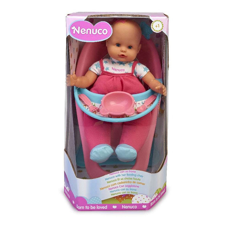 Doll Nenuco Baby with feeding chair (12+ months)