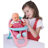 Κούκλα Nenuco Baby με καρεκλάκι φαγητού (12+ μηνών)