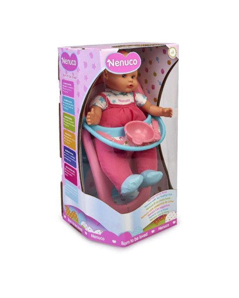 Κούκλα Nenuco Baby με καρεκλάκι φαγητού (12+ μηνών)