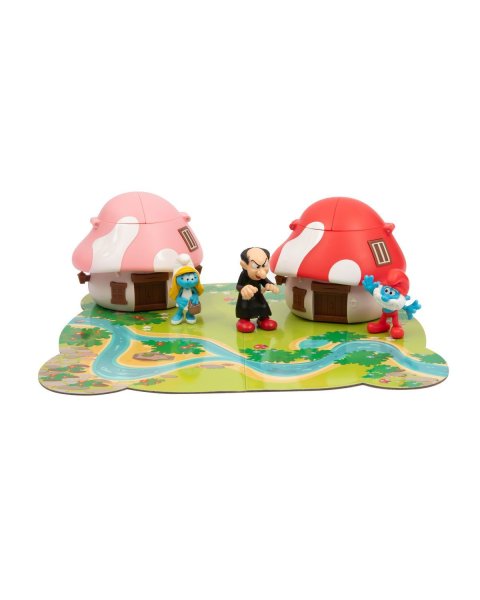 Smurf Figure with The House of the Smurfs