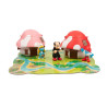 Smurf Figure with The House of the Smurfs