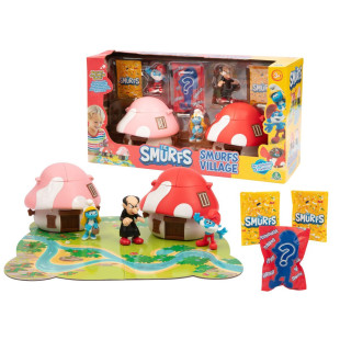 Smurf Figure with The House of the Smurfs