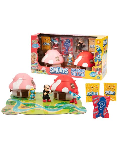 Smurf Figure with The House of the Smurfs