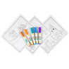Χρωμοσελίδες Bluey Crayola Colour Wonder με 4 μαρκαδόρους (3+ ετών)