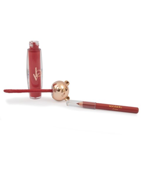 Lip set Kiss Combo Lip Tint & lip pencil - Very Bella - Make up your day