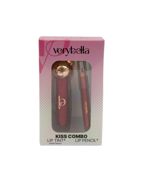 Lip set Kiss Combo Lip Tint & lip pencil - Very Bella - Make up your day