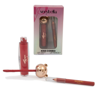 Lip set Kiss Combo Lip Tint & lip pencil - Very Bella - Make up your day