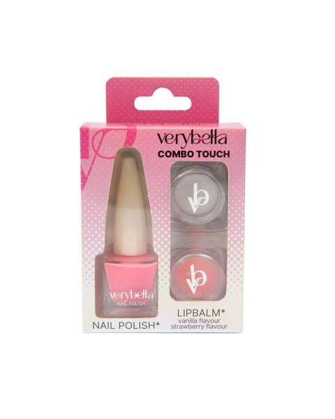 Nail Polish & 2 Lip Balms - Very Bella Combo Touch (6+ years)
