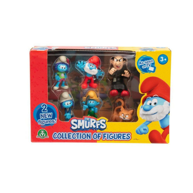 6 Figures Set 5.5 cm Smurfs (3+ years)