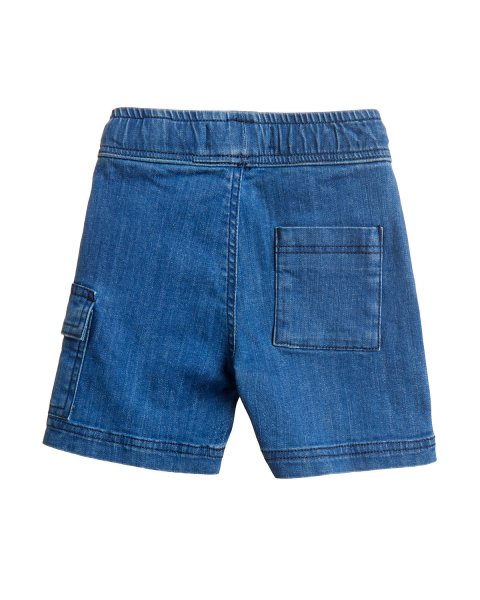 Denim shorts True Blue with pockets (12 months-5 years)