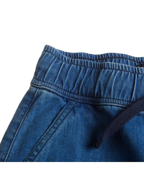 Denim shorts True Blue with pockets (12 months-5 years)