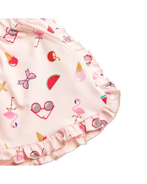 Set with print and scrunchie (12 months-5 years)