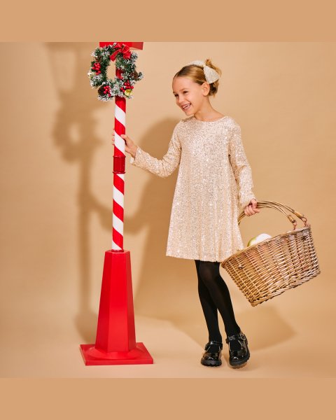 Dress with sequins (6-14 years)