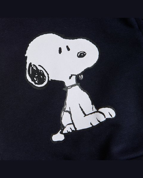 Zip hoodie Snoopy with print and embroidery (12 months-5 years)
