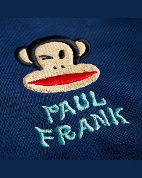 Zip hoodie Paul Frank with embroidery and embossed elements (12 months-5 years)