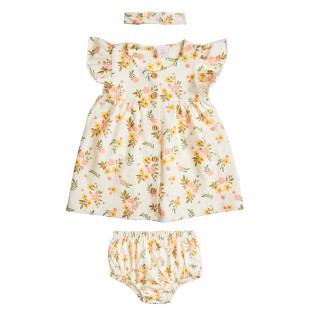 Dress floral with slip (3 months-3 years)