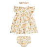 Dress floral with slip (3 months-3 years)