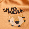 Zip hoodie Tender Comforts with print (6 months-3 years)
