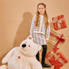 Set viscose cardigan and skirt (6-14 years)