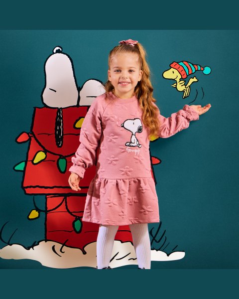 Dress Snoopy with embroidery (2-8 years)