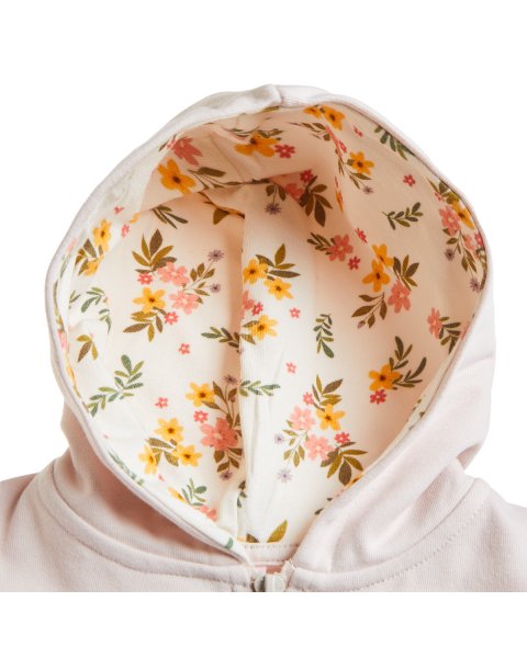 Zip hoodie Tender Comforts with metallic embroidery (6 months-3 years)